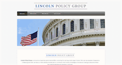 Desktop Screenshot of lincolnpolicygroup.com